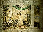 Piero della Francesca, rimini, san francesco fresco and tempera
